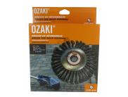 ONKRUIDBORSTEL  200mm. Hoogte 40mm asgat 25,4 mm.