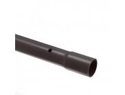 Voorgeboorde pvc beregeningsbuis, grijs, gatafstand 150 cm, 32 x 2,0 mm, l = 4,54 m
