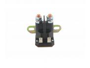 Starterrelais voor JOHN DEERE 2 ronde klemmen + 2 platte fiches. Vervangt origineel AM132990, AM133094 en AM130365