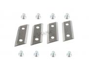 AL104655 Set van 4 messen + schroeven VOOR TCS 2200, H1600, TCS2200, BV2200, H2200TCS, TCS3200