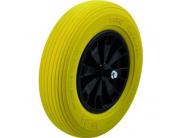 F80080 NML-PU kruiwagenwiel Geel antilek