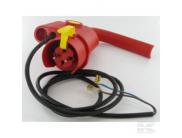 4912051 Dodemansschakelaar m/hend r/knop L1,47 Wolf: 4912-051