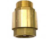 05193526 Messing veerbelaste terugslagklep type 2151, inlaat 1